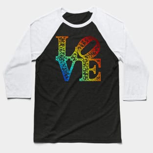 LOVE (Robert Indiana) Baseball T-Shirt